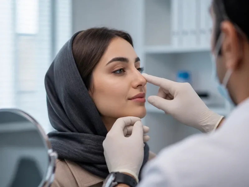 بینی1 جراحی بینی نیمه فانتزی در مشهد + هزینه و نکات مهم قبل از عمل